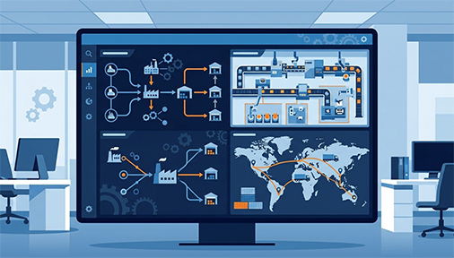 LAMPS logistics and manufacturing planning dashboard