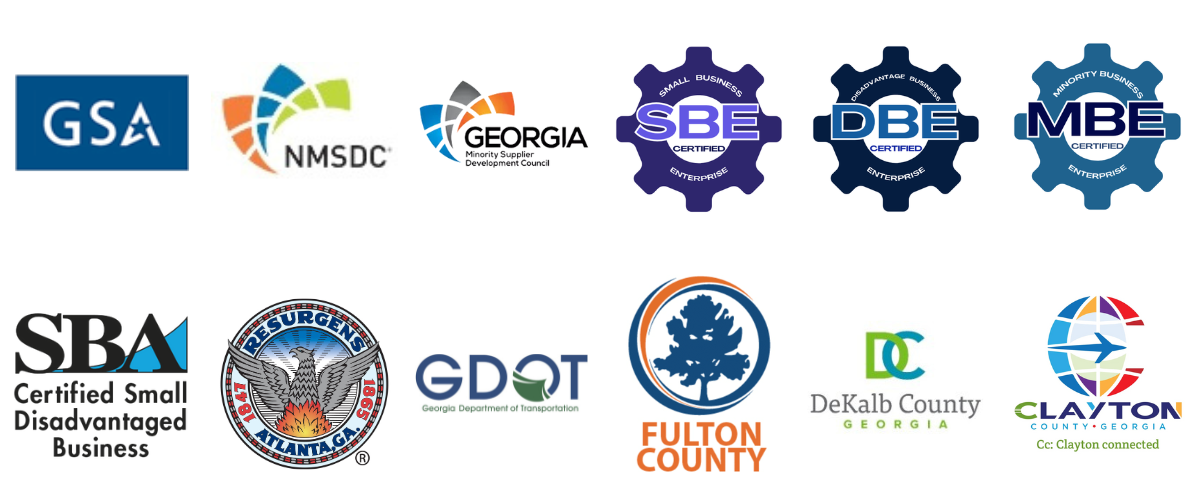 ADecTec certifications and accreditations from federal, state, and local government agencies and industry organizations