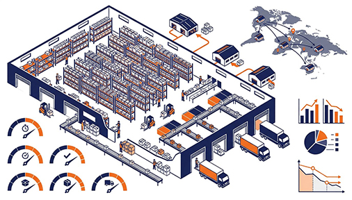 Service levels and warehouse optimization